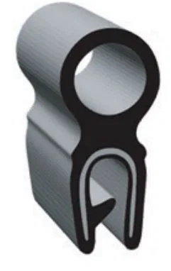 G7011-T-50 – CLEAN SEAL Door Window Channel Seal, U-Channel Type Clip-On With Top Bulb 1/2 Inch Width x 1.053 Inch Th...